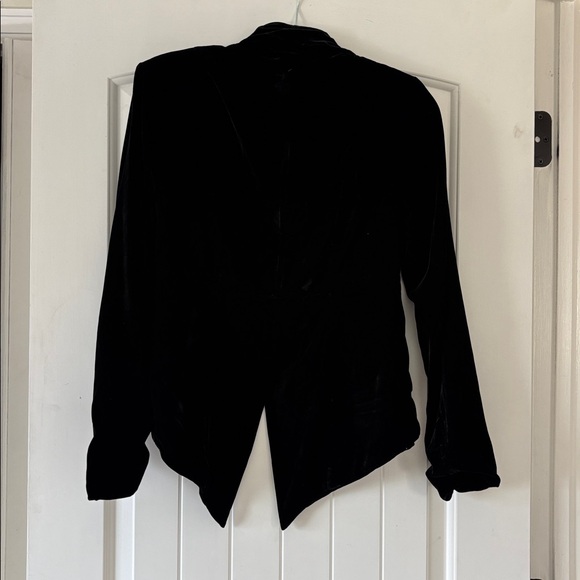 BB Dakota Women's Elegant Black Velvet Blazer - Picture 4 of 4